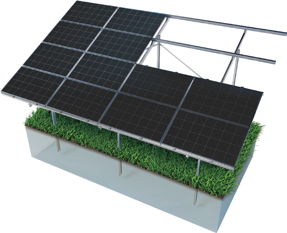 Summit Series ground mounting system placeholder render