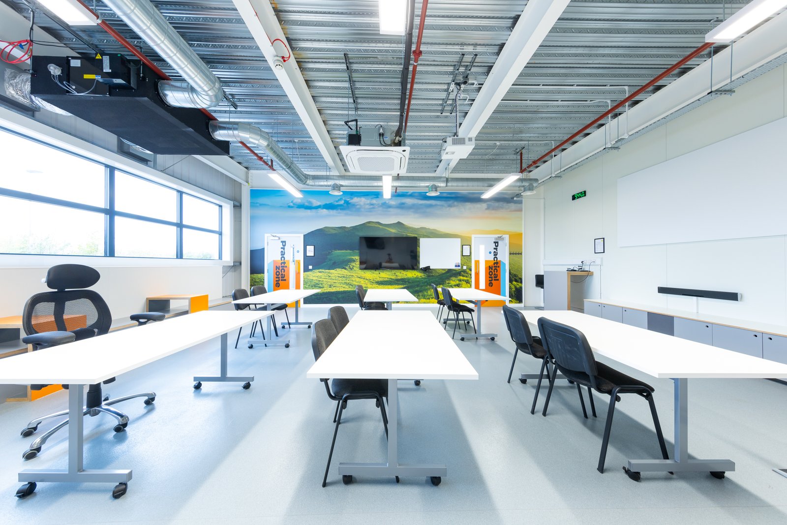 M-RACK training academy classroom